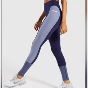 Gymshark Illusions Purple Leggings Medium Athleisure Athletic Wear